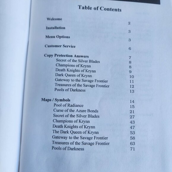 VINTAGE Advanced Dungeons & Dragons MANUALS Pool of Radiance Translation Wheel - Picture 6 of 10